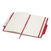 Nexus A5 inbunden anteckningsbok med kombinerad penna och stiftspenna Standard | Röd | Inget reklamtryck | Inte tillgängligt | Inte tillgängligt