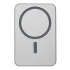 Avis 5000 mAh magnetisk powerbank i RCS-återvunnet aluminium  Silver