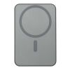 Avis 10 000 mAh magnetisk powerbank i RCS-återvunnet aluminium  Gun Metal CT