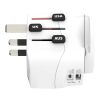 SKROSS® PRO Light USB AC30PD världsadapter vit