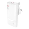 SKROSS® Klip Slim 65W laddare med flera uttag vit