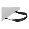 Smartfold 230 g/m² papperspåse med satinhandtag och glansig laminering – 24 x 10 x 24 cm Svart / Blå
