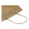 Papperspåse 150 g/m² av jordbruksavfall med tvinnade handtag – 18 x 9 x 23 cm Elfenbensvit
