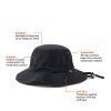 Nordic Drift RCS Horizon UPF 50+ bucket hat svart