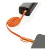 Arc ultra-tunn 60W 2-1-1 magnetisk kabel RCS orange