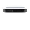 5.000 mAh powerbank i fickformat med integrerade kablar svart