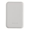 Stellar RCS återvunnen plast 5000 mah 5W magnetisk powerbank vit | Inget reklamtryck | Inte tillgängligt | Inte tillgängligt