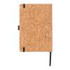 Kork A5 anteckningsbok hårt omslag brun | Inget reklamtryck | Inte tillgängligt | Inte tillgängligt