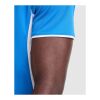 Montmelo kortärmad unisex sportpolo Vit-Svart | 2XL