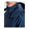 Emin vadderad unisex-termoparka Svart / Blå | XL