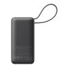 Anker Nano powerbank 30W, inbyggd USB-C kabel svart