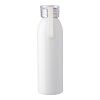 Stainless steel single-walled drinking bottle 650 ml Cindy Vit | Inget reklamtryck | Inte tillgängligt | Inte tillgängligt