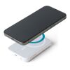Recycled ABS wireless charger powerbank Miren Svart | Inget reklamtryck | Inte tillgängligt | Inte tillgängligt