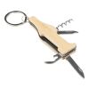 Bamboo multitool keychain Inaya Brun | Inget reklamtryck