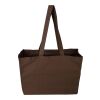 Oeko-Tex® cotton (180 gsm) shopping bag Malina Svart | Inget reklamtryck