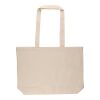 Oeko-Tex® cotton (140 gsm) shopping bag Isak beige | Inget reklamtryck
