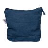 Recycled denim cosmetic bag Orin Blå | Inget reklamtryck