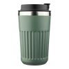 Recycled stainless steel travel mug (400 ml) Chiara Vit | Inget reklamtryck | Inte tillgängligt | Inte tillgängligt