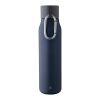 Recycled stainless steel drinking bottle (600 ml) Cassian Blå