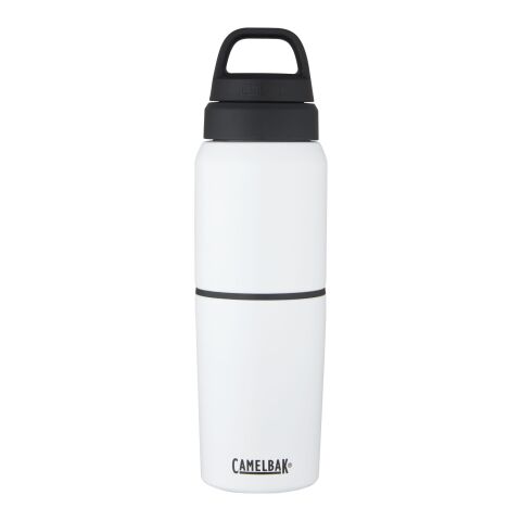 CamelBak® MultiBev vakuumisolerad 500 ml flaska i rostfritt stål med 350 ml kopp Standard | vit | Inget reklamtryck | Inte tillgängligt | Inte tillgängligt