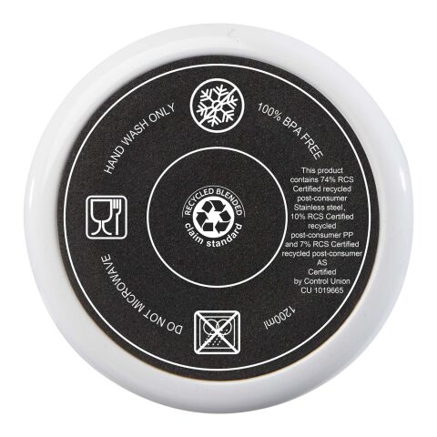 Melbourne RCS-certifierad mugg med sugrör, 1 200 ml Standard | Vit | Inget reklamtryck | Inte tillgängligt | Inte tillgängligt