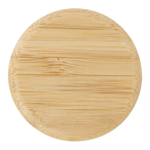 Porto 500 ml vattenflaska av glas med silikonhandtag och bambulock  Standard | Vit | Inget reklamtryck | Inte tillgängligt | Inte tillgängligt