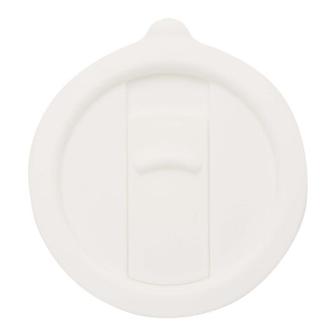 Carter 450 ml keramisk mugg med plastlock Standard | Vit | Inget reklamtryck | Inte tillgängligt | Inte tillgängligt