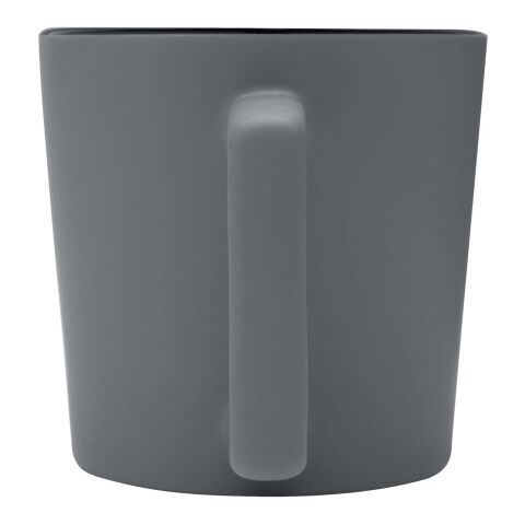 Cali 370 ml keramikmugg med matt yta Standard | Svart-Grå | Inget reklamtryck | Inte tillgängligt | Inte tillgängligt