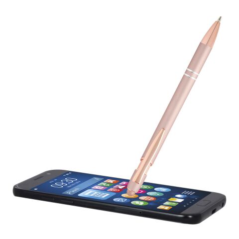 Nanna kulspetspenna med finish i roséguld (svart bläck) Standard | Dusty Pink | Inget reklamtryck | Inte tillgängligt | Inte tillgängligt