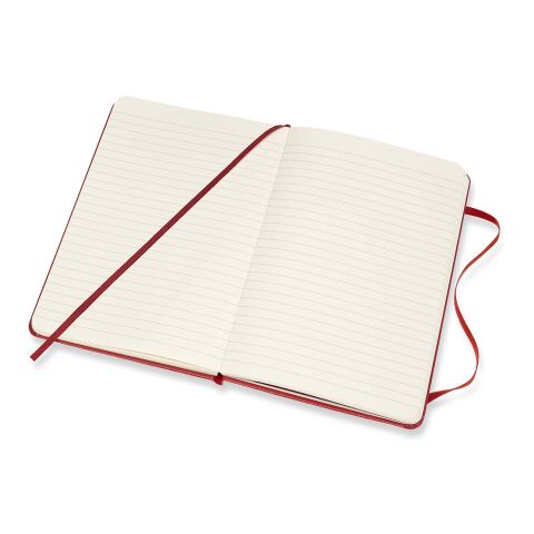 Classic M inbunden anteckningsbok – linjerat Scarlet röd