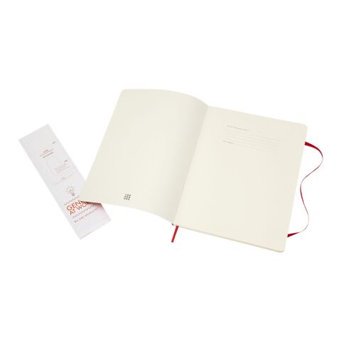Classic XL av anteckningsbok med mjukt omslag – blankt papper Standard | Scarlet röd | Inget reklamtryck | Inte tillgängligt | Inte tillgängligt