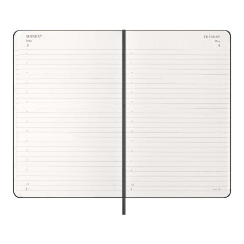 12M inbunden dagsplanerare Standard | Svart | Inget reklamtryck | Inte tillgängligt | Inte tillgängligt