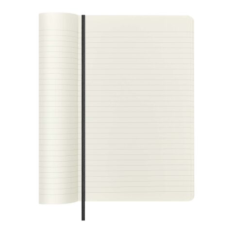 Moleskine 100% VEGEA® Boa L anteckningsbok med mjukt omslag – linjerad Svart