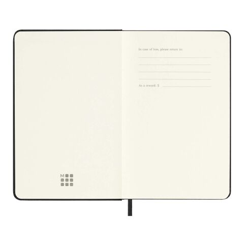 Moleskine inbunden 12-månaders daglig fickplanerare Standard | Svart | Inget reklamtryck | Inte tillgängligt | Inte tillgängligt