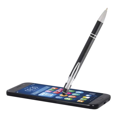 Kish kulspetspenna med finish i silver (blått bläck) Standard | Svart | Inget reklamtryck | Inte tillgängligt | Inte tillgängligt