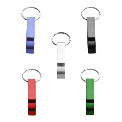 Tao aluminiumflaska och burköppnare i nyckelring Standard | Blå | Inget reklamtryck | Inte tillgängligt | Inte tillgängligt | Inte tillgängligt