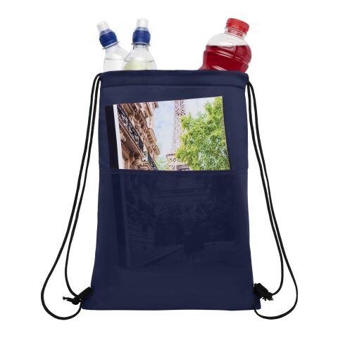 Oriole kylväska, för 12 burkar, med dragsko Standard | Mörkblå | Inget reklamtryck | Inte tillgängligt | Inte tillgängligt | Inte tillgängligt