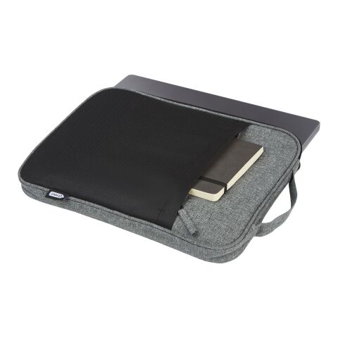 Reclaim 14 tum tvåfärgat laptopfodral av återvunnen GRS på 2,5 l Standard | Svart-Ljunggrå | Inget reklamtryck | Inte tillgängligt | Inte tillgängligt | Inte tillgängligt