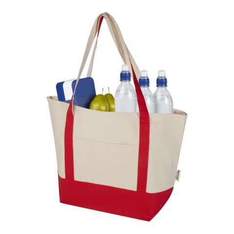 Sam 320 g/m² tygväska av GRS-återvunnen bomull Standard | Röd-Natur | Inget reklamtryck | Inte tillgängligt | Inte tillgängligt | Inte tillgängligt