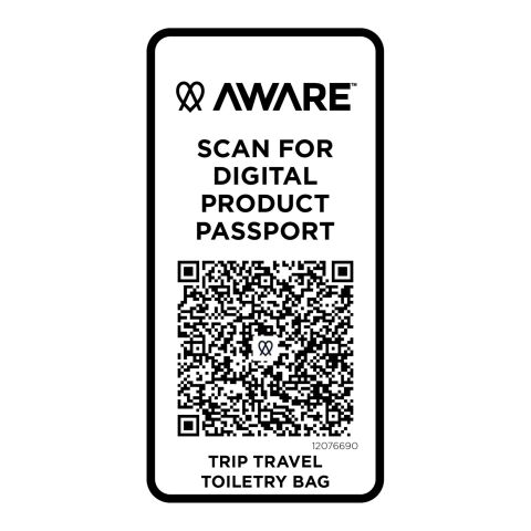 Trip Aware™ resenecessär av återvunnet material på 6 l Standard | Svart | Inget reklamtryck | Inte tillgängligt | Inte tillgängligt | Inte tillgängligt