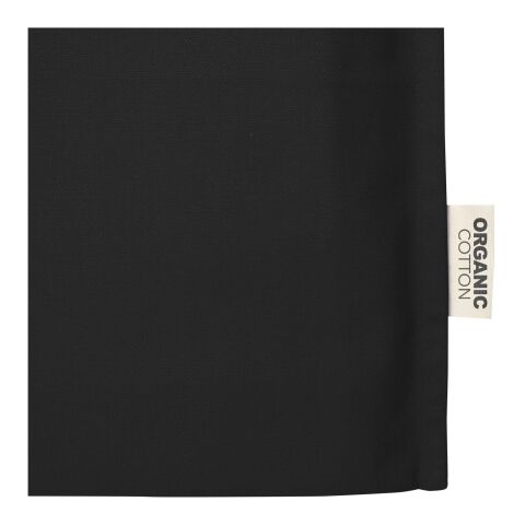 Odisha 180 g/m² tygväska av ekologiskt OCS-material med bälg, 14 l  Svart
