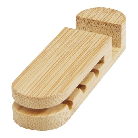 Edulis kabelhanterare i bambu Standard | Beige | Inget reklamtryck | Inte tillgängligt | Inte tillgängligt