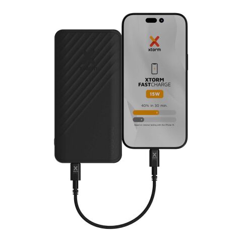 Xtorm XG220 Go2 snabbladdande powerbank på 15 W, 20 000 mAh  Standard | svart | Inget reklamtryck | Inte tillgängligt | Inte tillgängligt