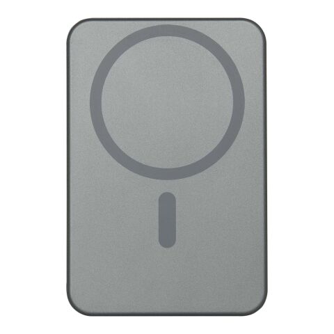 Avis 10 000 mAh magnetisk powerbank i RCS-återvunnet aluminium  Gun Metal CT