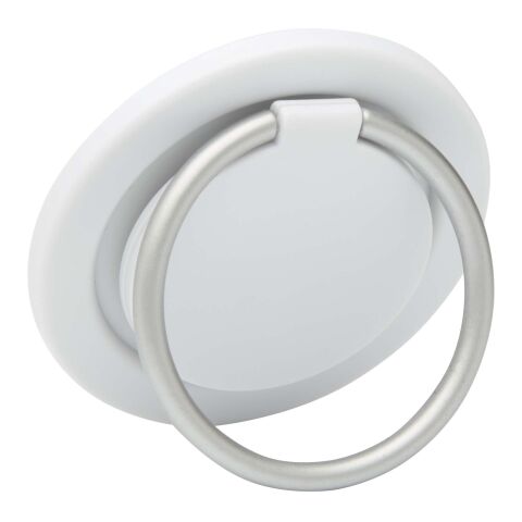 Albali magnetisk telefonhållare av återvunnen plast med ringställ Standard | Vit | Inget reklamtryck | Inte tillgängligt | Inte tillgängligt