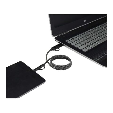 SMART 65 W 100 cm magnetisk 5-i-1-laddningskabel i RCS-återvunna material Svart / Blå