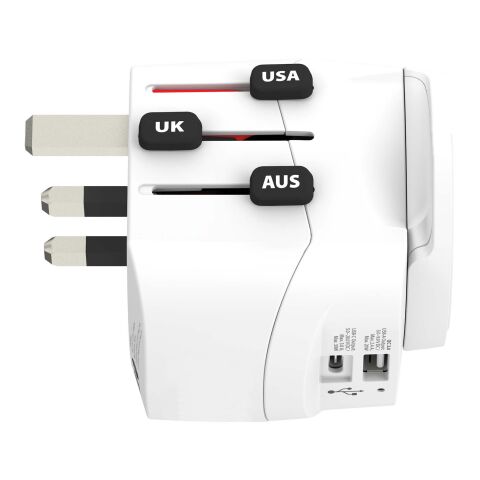 SKROSS® PRO Light USB AC30PD världsadapter vit