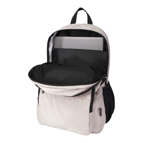 Trend Plus 15 tum laptopväska 25 l av återvunnen GRS Standard | Oatmeal | Inget reklamtryck | Inte tillgängligt | Inte tillgängligt