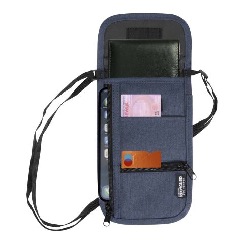 Ross smart resepåse av återvunnen GRS Standard | Melerad marinblå | Inget reklamtryck | Inte tillgängligt | Inte tillgängligt | Inte tillgängligt