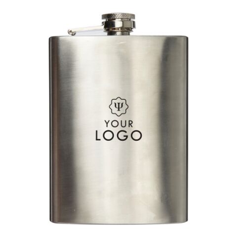 Fickplunta i stål (240 ml) Silver | Inget reklamtryck | Inte tillgängligt | Inte tillgängligt